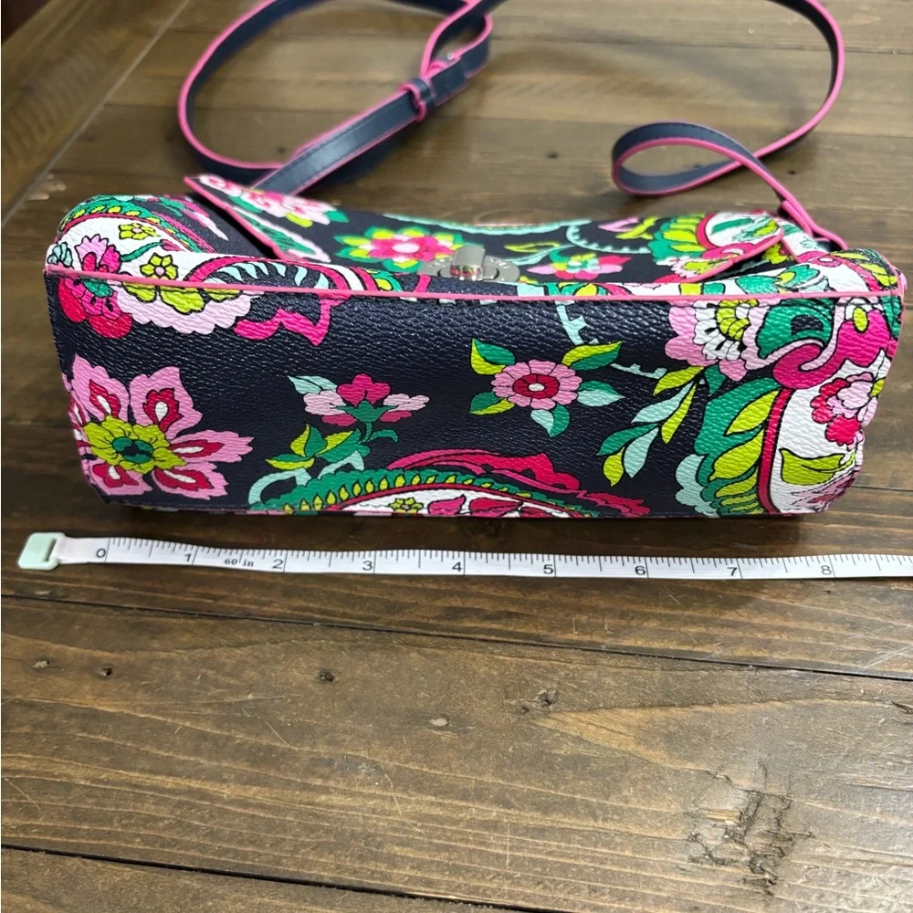 Vera Bradley Scalloped Hipster Crossbody in “Petal Paisley”